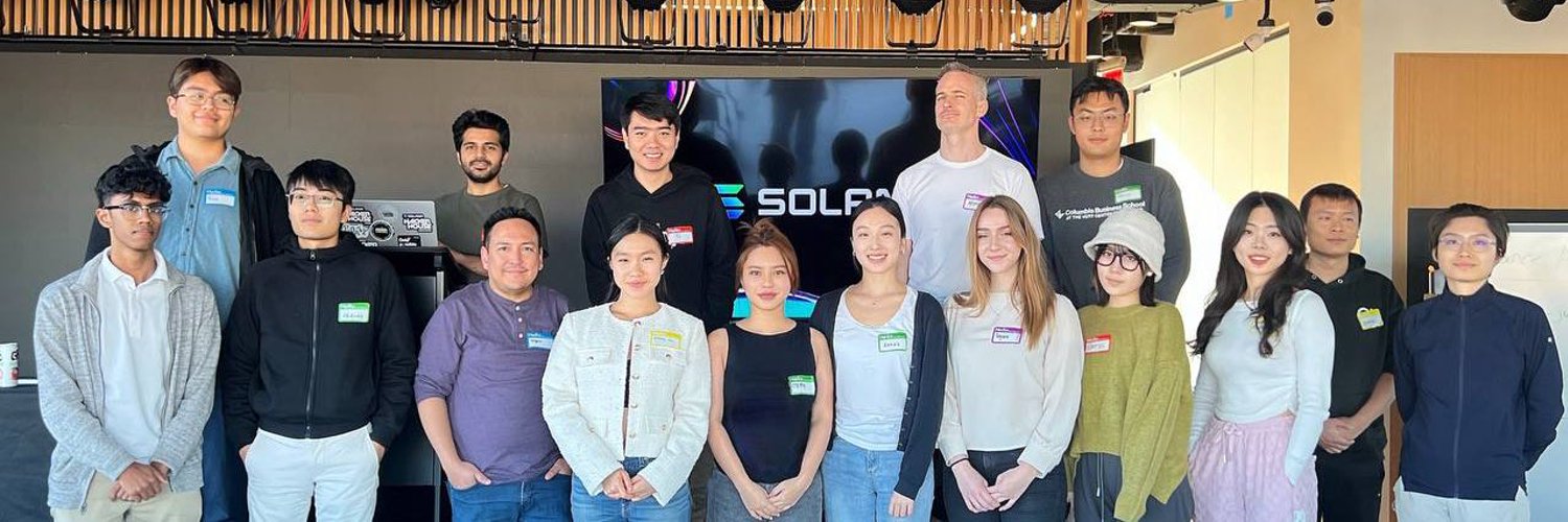 Teaching the Columbia Blockchain Club for the Solana Foundation